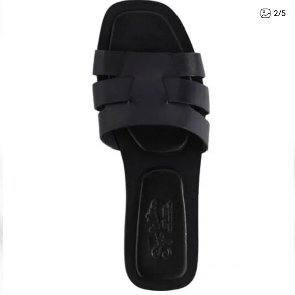 NEW Anthropologie Seychelles “Practically Sandal” Black 7 - Picture 5 of 8